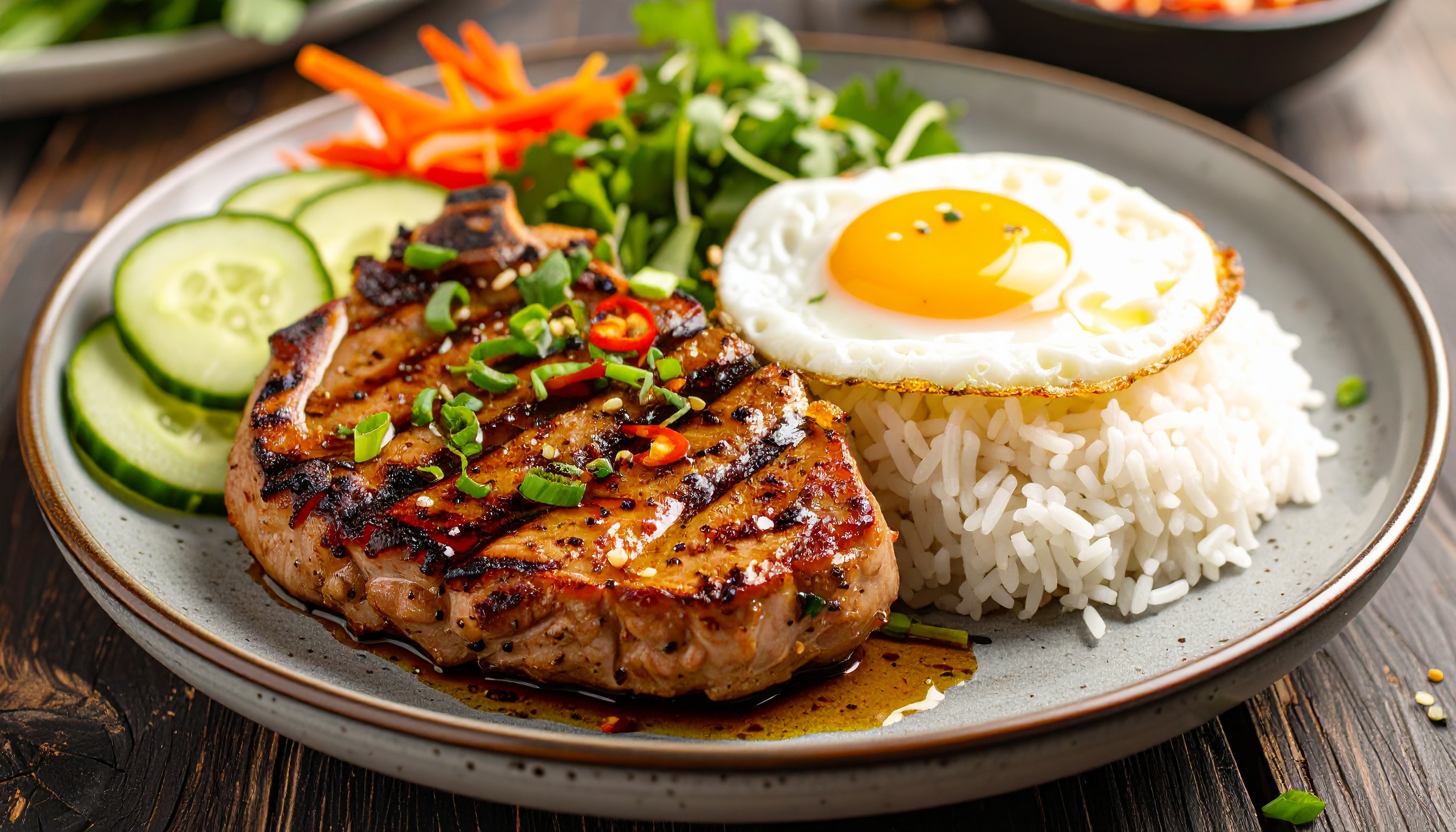 Cơm sườn / Cơm thịt nướng