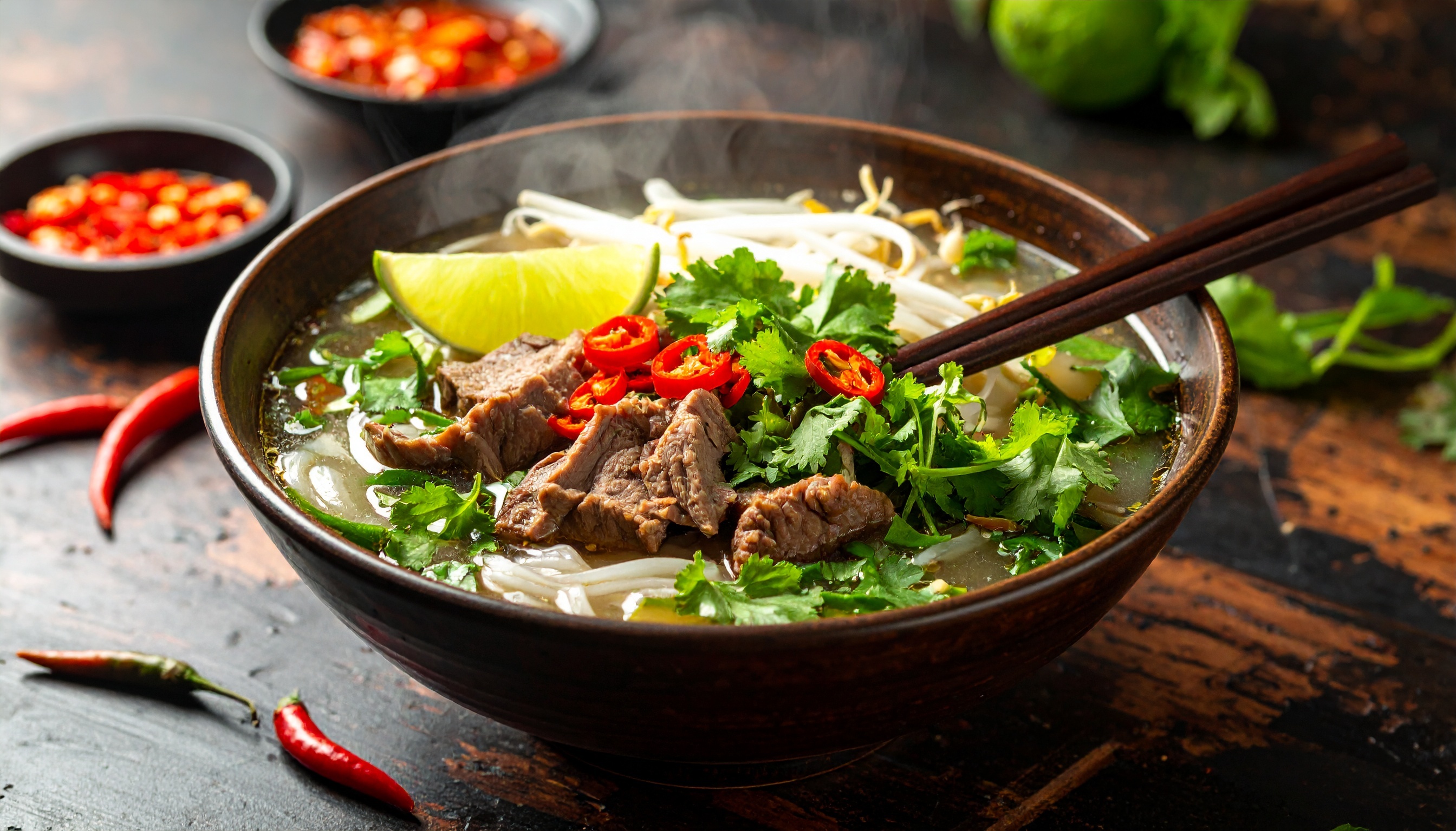 Phở – Vietnamesische Nudelsuppe